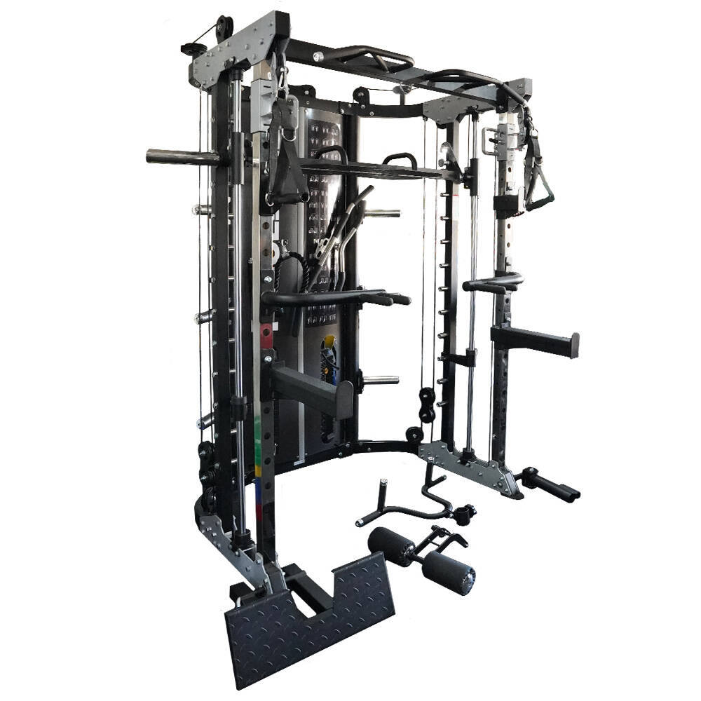 G12™ All-In-One Trainer - Double Pulley (2 x 90.5 kg), Multipower, Power Rack et Leg Press