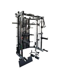 Force USA G12 All-In-One Trainer - Poulie Double (90.5 kg), Multipower, Power Rack et Presse à Jambes